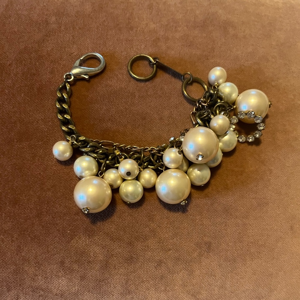 Chunky pearl bobble bracelet